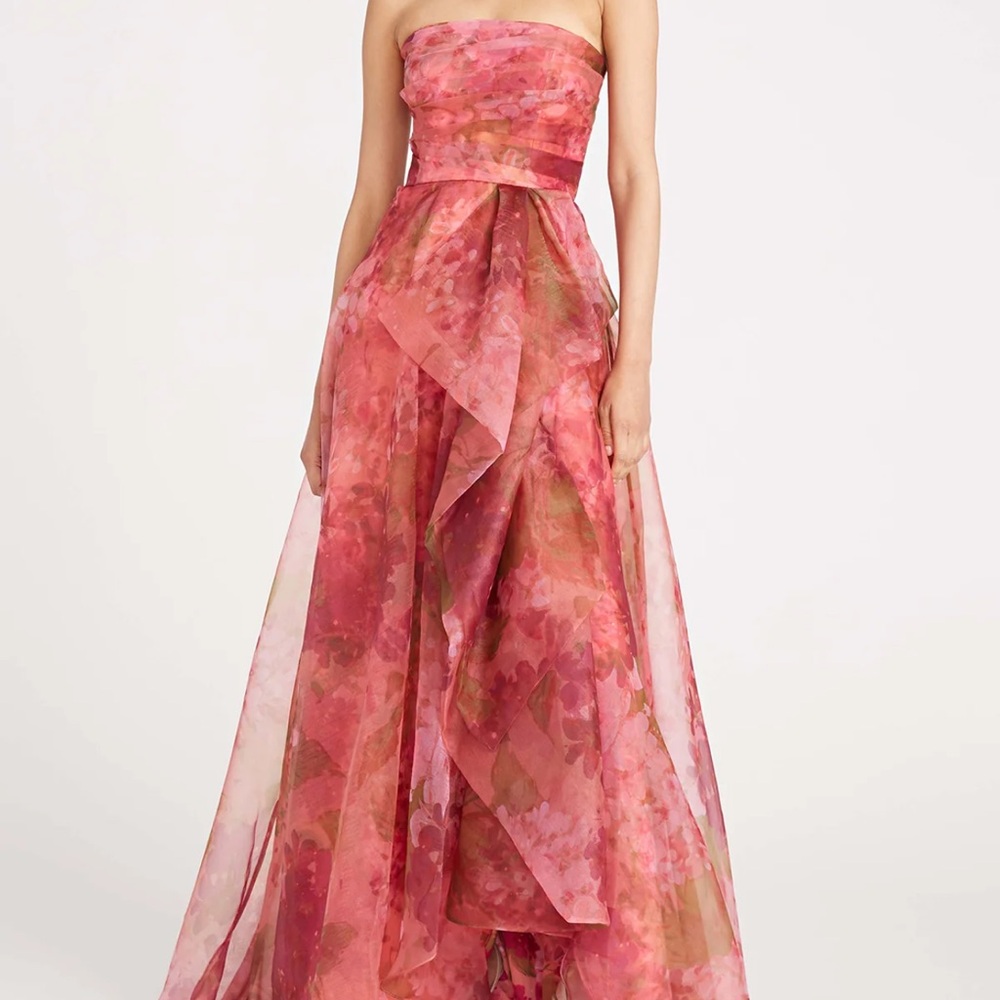 Fahreta Strapless Gown by Theia